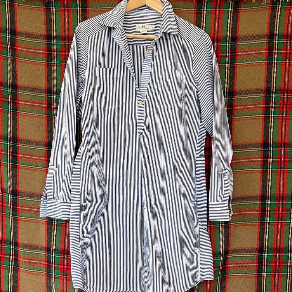 Vineyard Vines Striped Margo Shirtdress Size 10